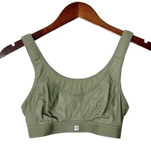 Sweaty Betty NWT Ultra Running Sports Bra Women’s Size 32A Moss Green